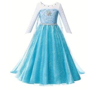 Princess Elsa Frozen Girls Costume Dress